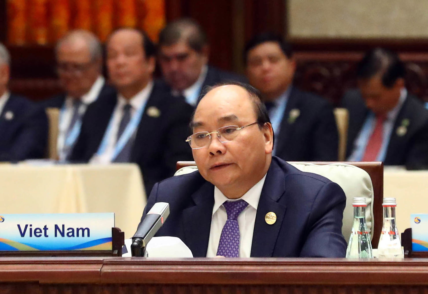 Thủ tướng Nguyễn Xuân Phúc phát biểu tại hội nghị.