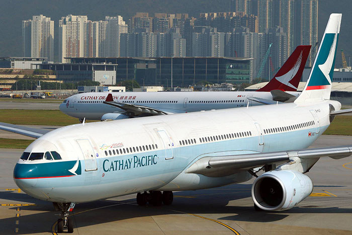 Hãng hàng không Cathay Pacific, chỉ hoạt động 3% công suất trong hai tháng 4-5/2020.