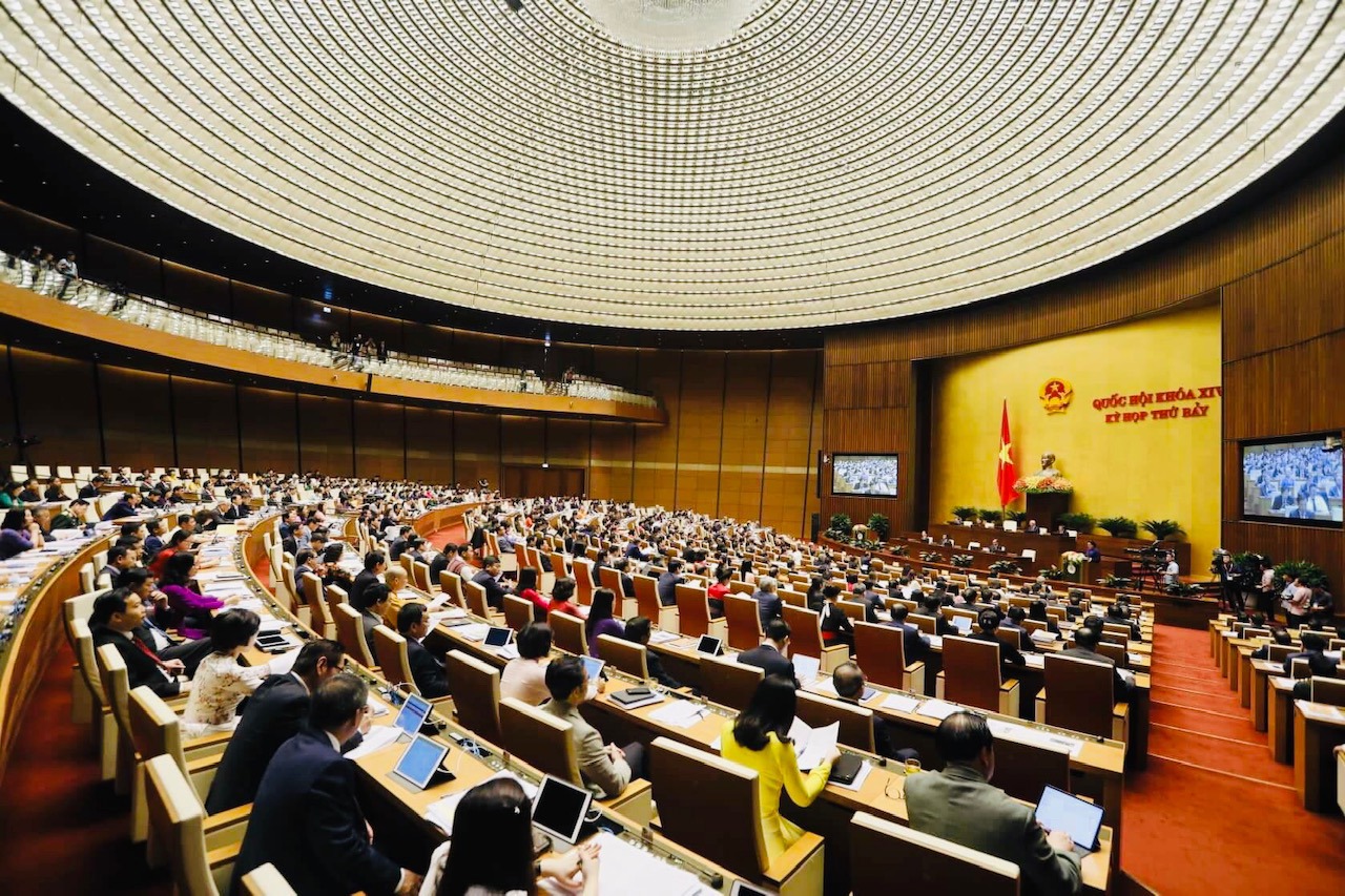 Quang cảnh Kỳ họp thứ 7, Quốc hội Khoá XIV