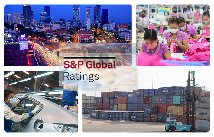 S&P khẳng định hệ số tín nhiệm quốc gia của Việt Nam ở mức BB, triển vọng Ổn định.