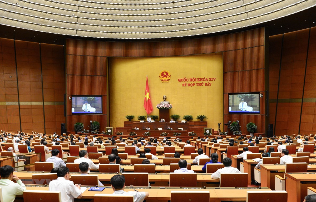 Quang cảnh phiên họp Quốc hội.