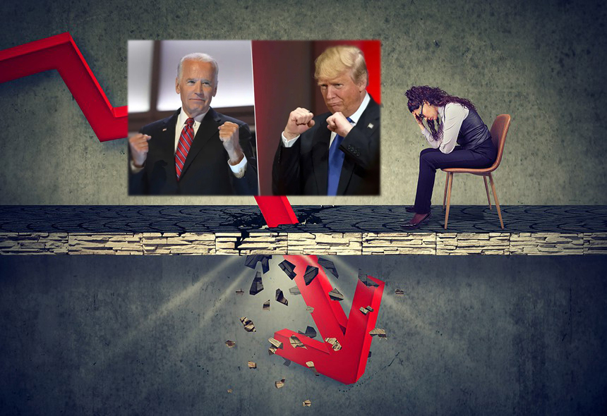Tổng thống Trump và ứng cử viên Đảng dân chủ Joe Biden. (Ảnh minh họa. Nguồn: Internet)