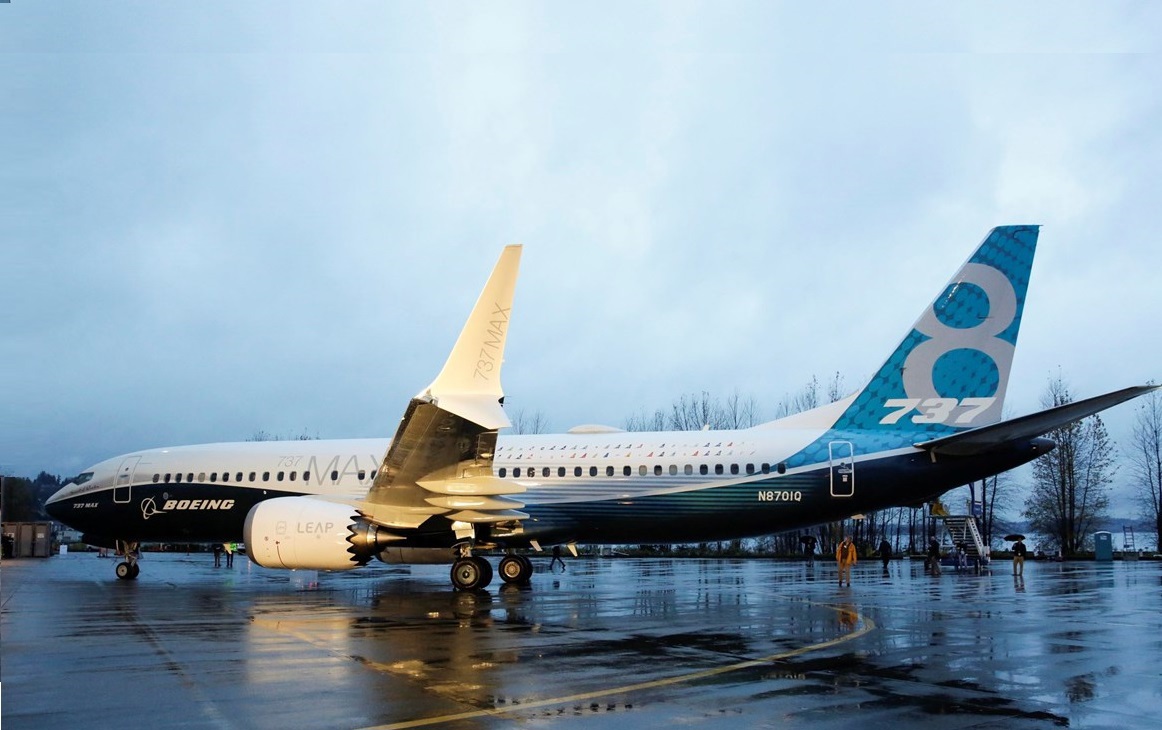 Máy bay 737 MAX của Boeing tại nhà máy ở Renton, Washington, Mỹ. (Ảnh: AFP/TTXVN)