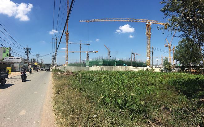 Dự án Vinhomes Grand Park đang được rầm rộ thi công và dự kiến ra hàng vào tháng 9 tới.