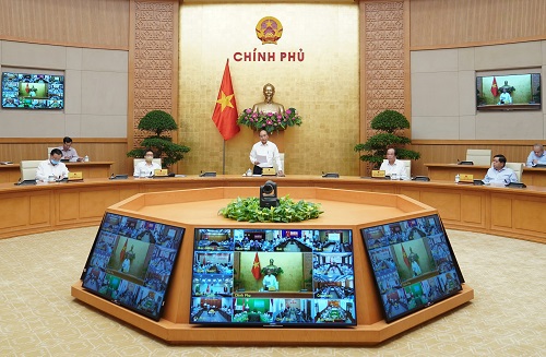 Thủ tướng Nguyễn Xuân Phúc chủ trì Hội nghị.
