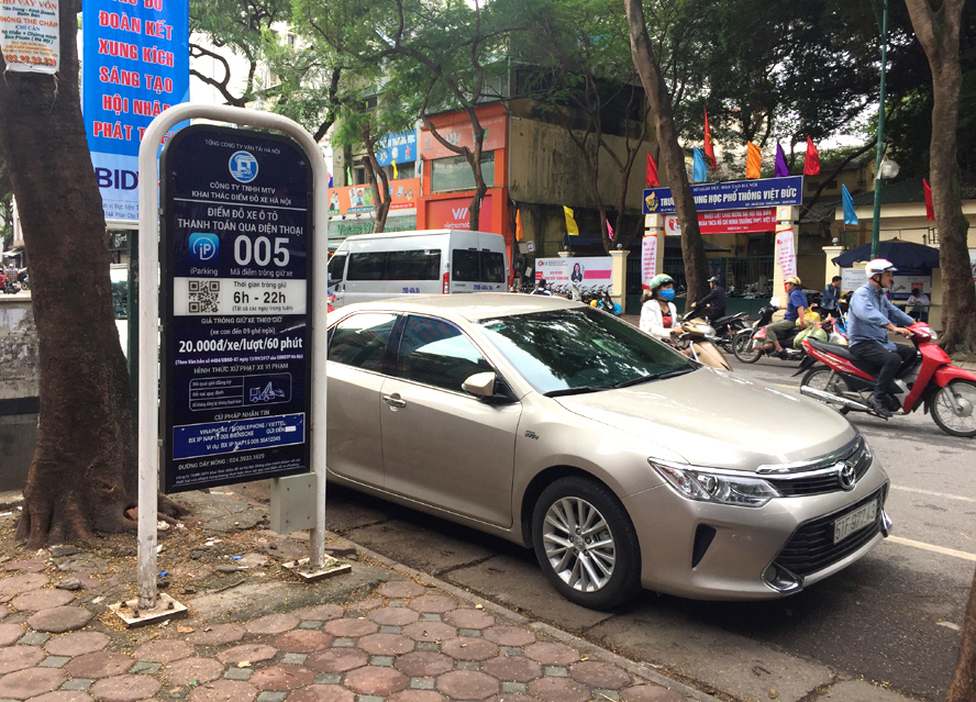 Mô hình iParking sẽ tạm dừng hoạt động kể từ ngày 1/9.