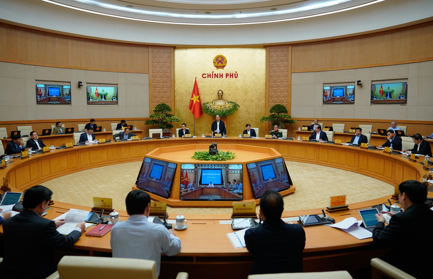 Quang cảnh phiên họp Chính phủ.