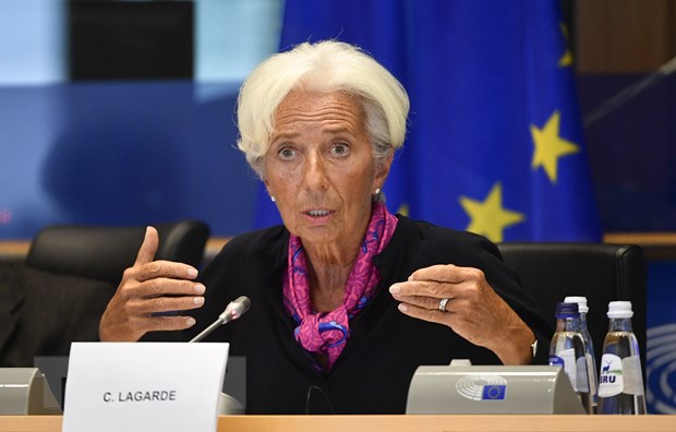 Chủ tịch Ngân hàng Trung ương châu Âu (ECB) Christine Lagarde. (Nguồn: AFP/TTXVN)