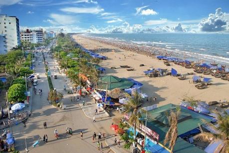 Một góc bãi biển Sầm Sơn, Thanh Hóa.