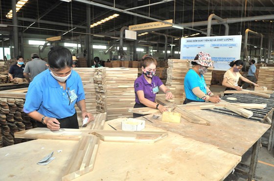 Chế biến gỗ xuất khẩu vươn lên thành một trong những xuất khẩu chủ lực.