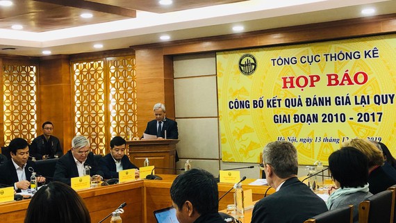 Sau khi đánh giá lại, quy mô GDP tăng bình quân 25,4% trong giai đoạn 2010-2017.