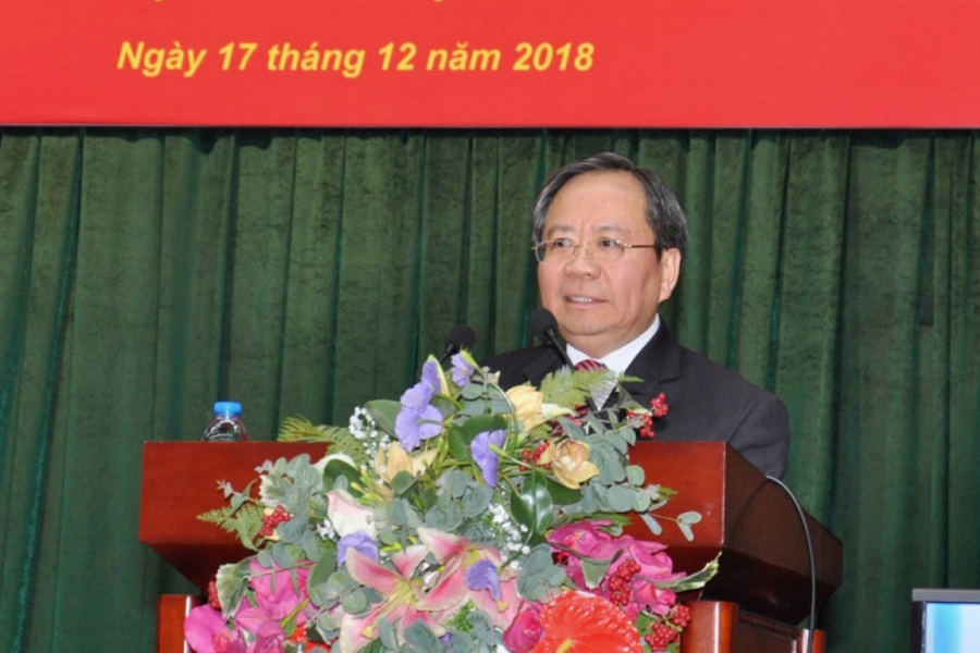 Thứ trưởng Bộ Tài chính Đỗ Hoàng Anh Tuấn phát biểu chỉ đạo hội nghị.