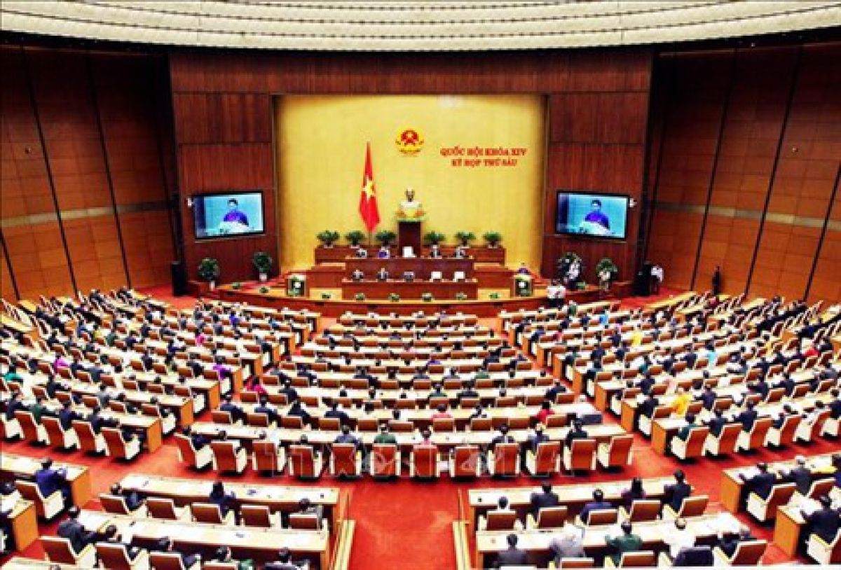 Quang cảnh Kỳ họp thứ 6 Quốc hội Khóa XIV.