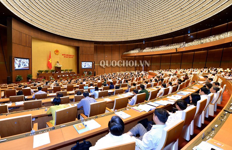 Quang cảnh phiên họp Quốc hội.
