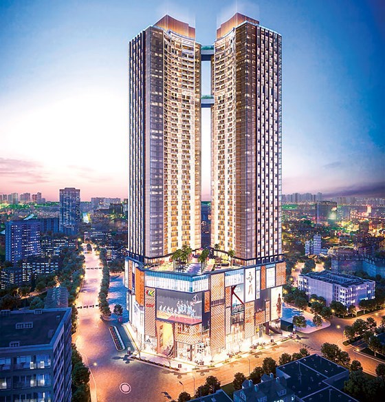 Phối cảnh dự án Alpha City Cống Quỳnh, góc đường Nguyễn Cư Trinh, Quận 1, TPHCM, đây là dự án tâm huyết của chủ đầu tư Alpha King. 