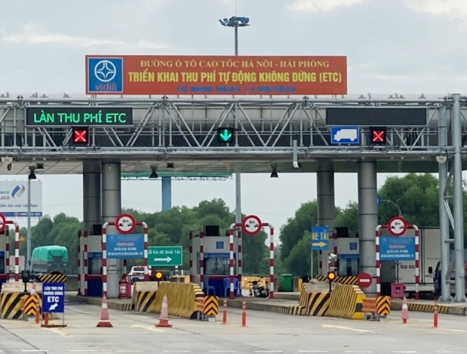 Cao tốc Hà Nội - Hải Phòng đủ điều kiện chỉ thu phí không dừng.