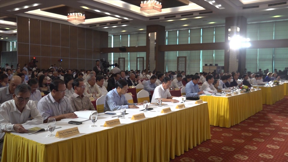 Đại biểu dự Lễ công bố báo cáo kinh tế thường niên Đồng bằng sông Cửu Long năm 2022. Ảnh: Văn Sỹ