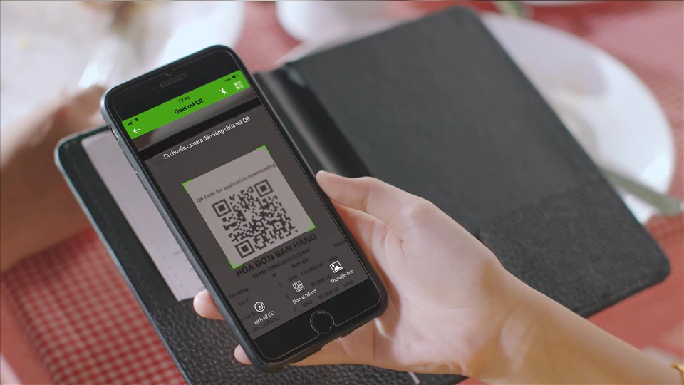 Thanh toán qua mã QR code tăng 125,5% trong thời gian qua.