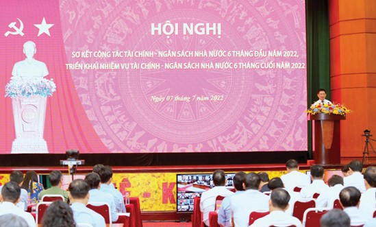 Ban Cán sự đảng, Đảng ủy, Lãnh đạo Bộ Tài chính lãnh đạo toàn Ngành triển khai hiệu quả nhiệm vụ tài chính – ngân sách 6 tháng đầu năm 2022.