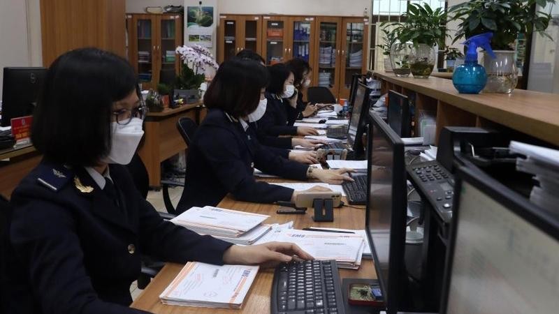 Hoạt động tại Cục Hải quan Hải Phòng. 