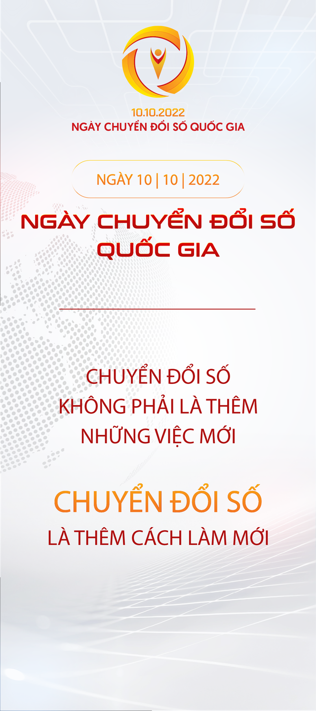 Standee Ngày Chuyển đổi số quốc gia.