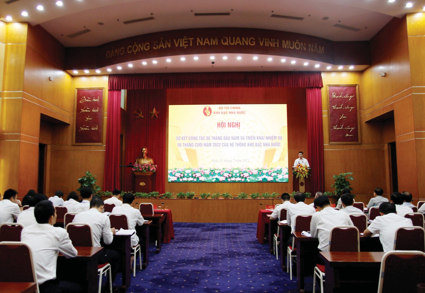 Kho bạc Nhà nước chủ động, linh hoạt trong công tác quản lý thu, kiểm soát chi ngân sách nhà nước trong 6 tháng đầu năm 2022.