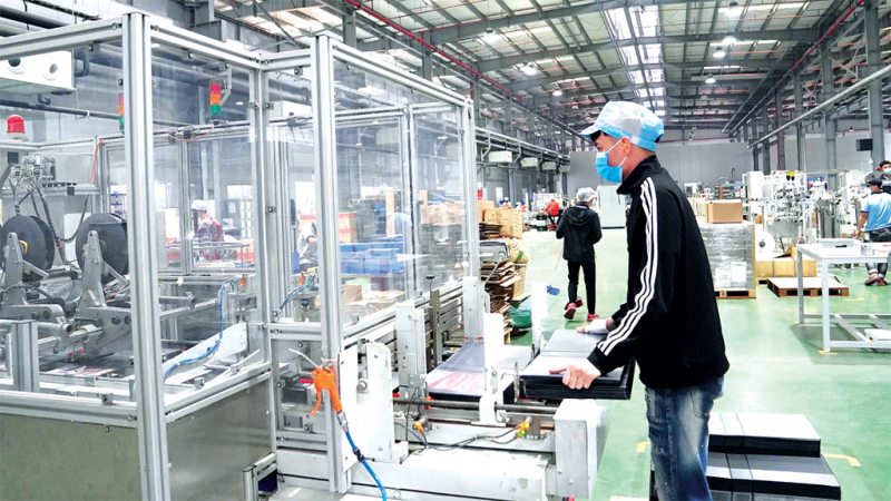 95% kim ngạch xuất khẩu thuộc khối doanh nghiệp FDI. Ảnh: Vũ quang.