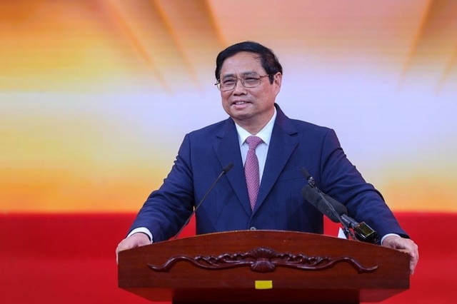 Thủ tướng Chính phủ Phạm Minh Chính dự và phát biểu chỉ đạo tại Lễ kỷ niệm. 