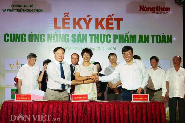 Lễ ký kết giữa các nông nghiệp
