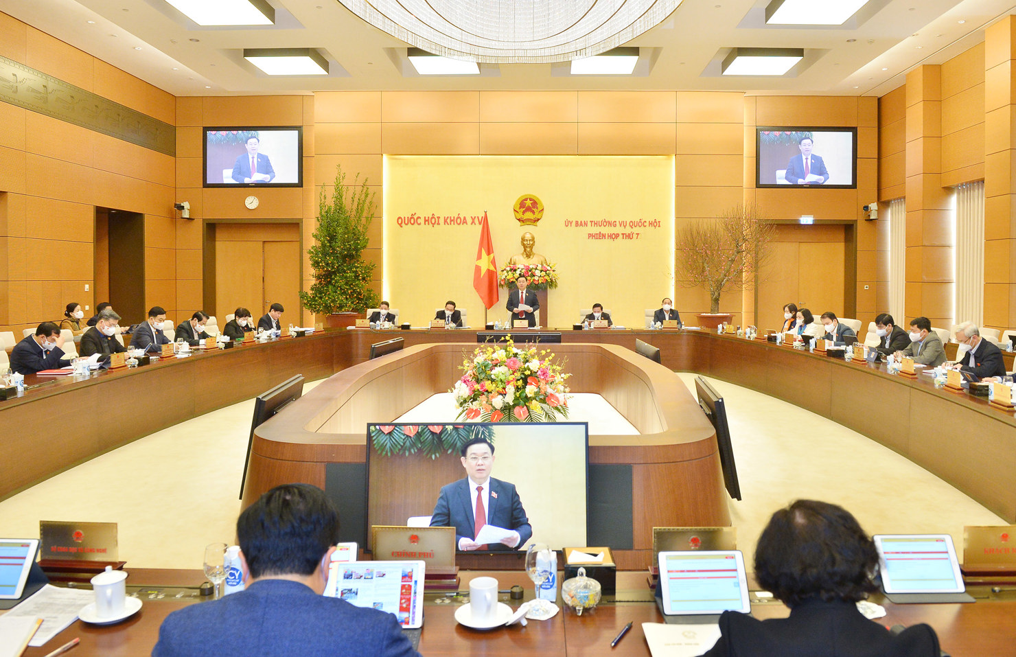 Khai mạc Phiên họp thường kỳ thứ 7 của Ủy ban Thường vụ Quốc hội.