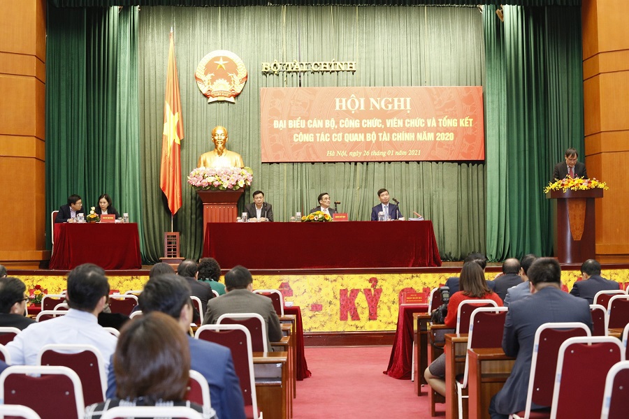 Hội nghị Đại biểu cán bộ, công chức, viên chức và tổng kết công tác cơ quan Bộ Tài chính năm 2020.
