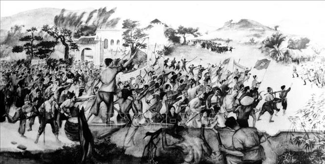 Phong trào đấu tranh cách mạng trong giai đoạn 1930-1931, đỉnh cao là Xô Viết - Nghệ Tĩnh đã bùng nổ là cuộc tổng diễn tập đầu tiên của cách mạng Việt Nam do Đảng của giai cấp công nhân lãnh đạo, trở thành mốc son chói lọi trong lịch sử cách mạng Việt Nam. Ảnh: Tư liệu TTXVN