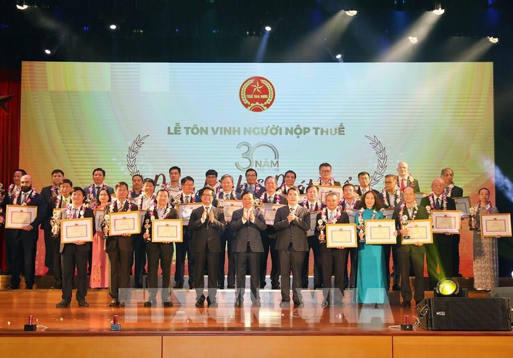 Hàng năm, Tổng cục Thuế đều tổ chức Lễ tôn vinh người nộp thuế.