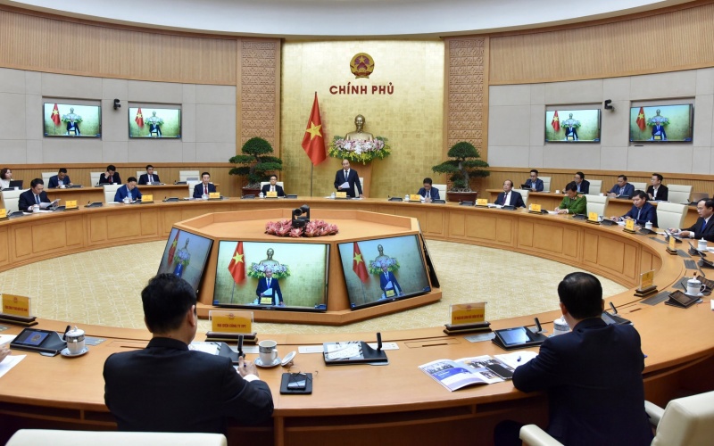  Thủ tướng Chính phủ Nguyễn Xuân Phúc, Chủ tịch Ủy ban Quốc gia về Chính phủ điện tử chủ trì phiên họp Ủy ban quốc gia về Chính phủ điện tử. Nguồn: baochinhphu.vn