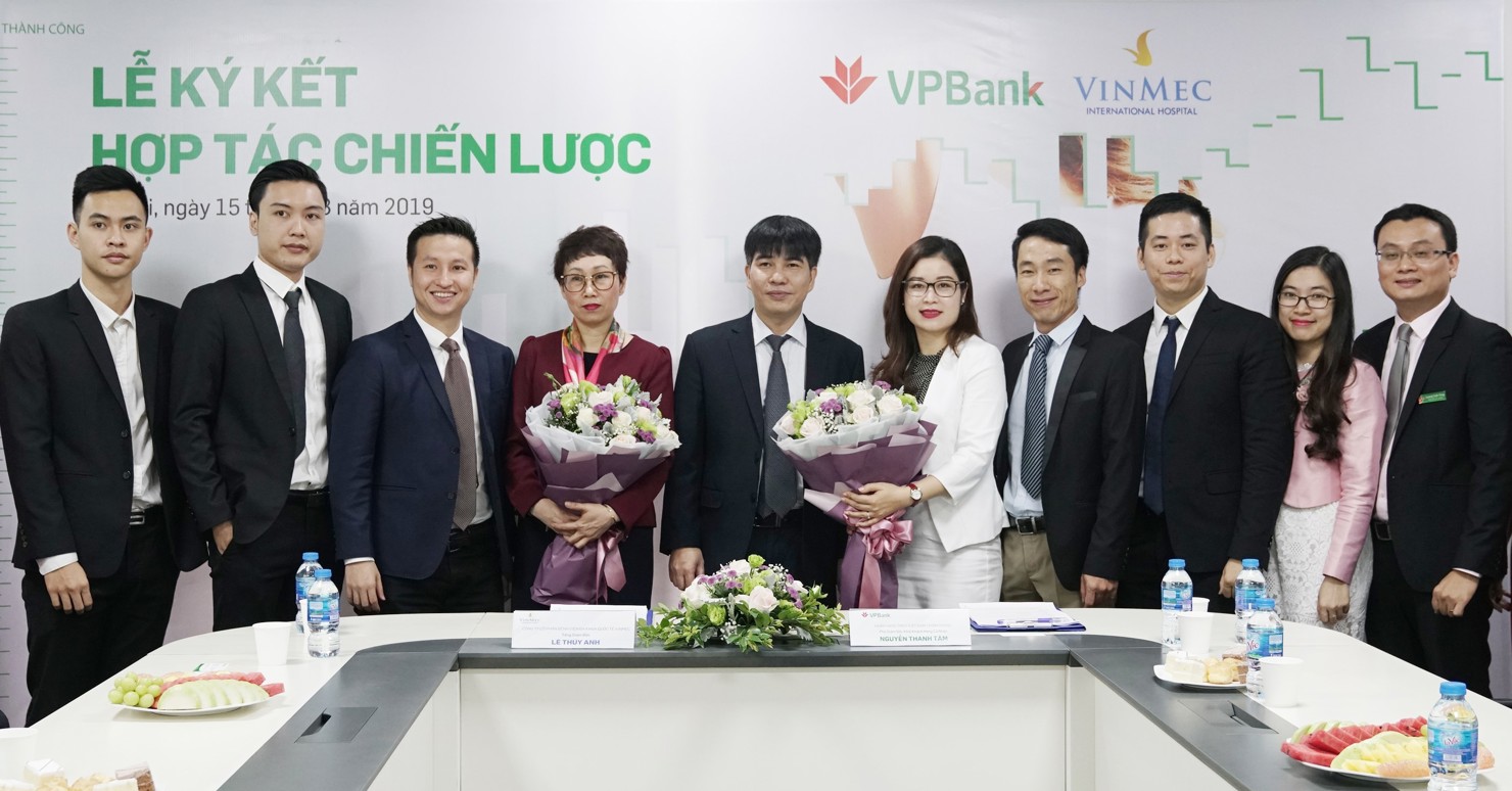 VPBank và Vinmec sẽ phối hợp để cùng đem lại những trải nghiệm tốt nhất cho khách hàng thông qua việc cấp tín dụng khi khách hàng có nhu cầu thanh toán các sản phẩm dịch vụ tại Vinmec.