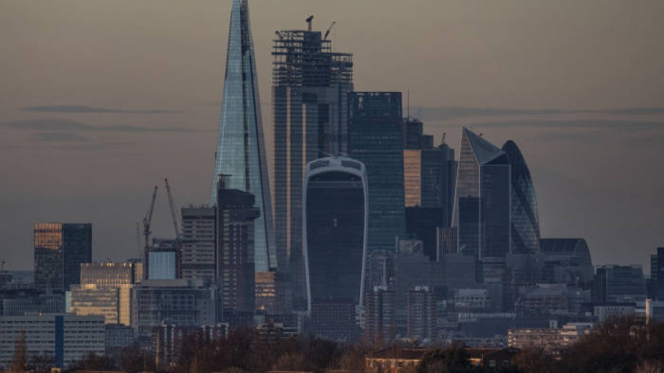 Khu tài chính ở London. Nguồn: Getty Images