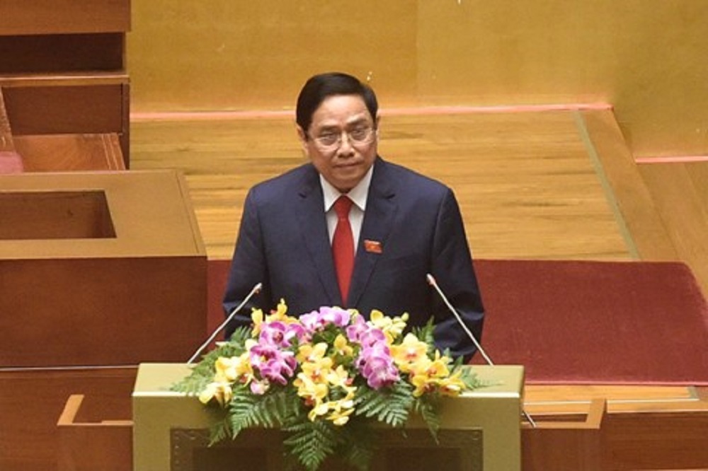 Thủ tướng Phạm Minh Chính phát biểu nhậm chức.