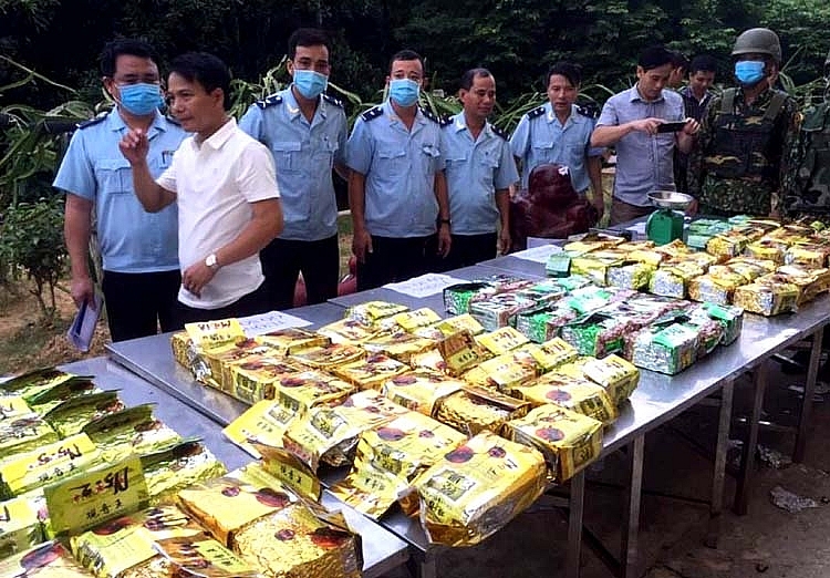 Tang vật thu giữ trong một vụ án.