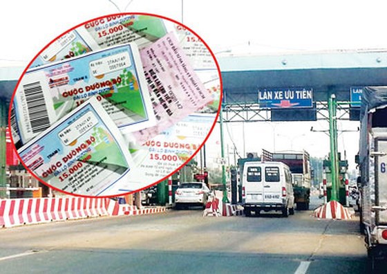 Các đối tượng nảy ý định làm giả các hóa đơn thanh toán cước đường bộ để hưởng lợi. Nguồn: Internet
