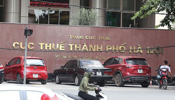 Trụ sở cũ của Cục Thuế TP. Hà Nội tại số 187 Giảng Võ, phường Cát Linh, quận Đống Đa, TP. Hà Nội