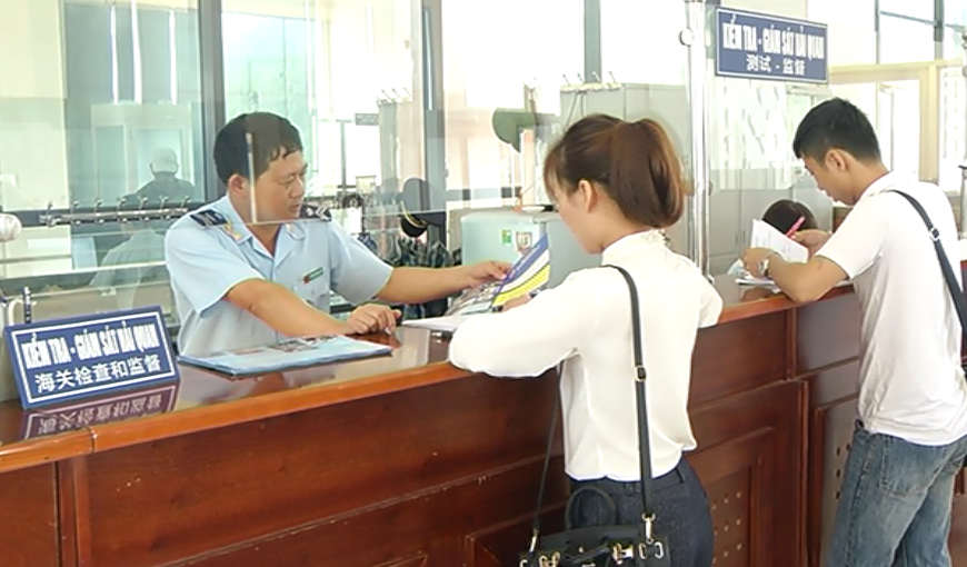 Hoạt động nghiệp vụ tại Chi cục Hải quan Bắc Phong Sinh- Quảng Ninh.