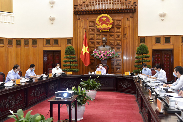 Cuộc họp của Chính phủ về thực hiện xây dựng đường bộ cao tốc giai đoạn 2021-2025 và định hướng đến năm 2030. Nguồn:chinhphu.vn