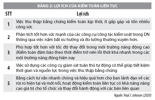 Thúc đẩy phát triển hoạt động kiểm toán liên tục ở Việt Nam - Ảnh 2