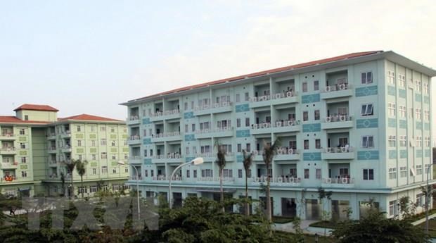 Số lượng nhà thu nhập thấp mới đạt 4,8 triệu m2 trong khi mục tiêu đến năm 2020 là 12,5 triệu m2. Nguồn: TTXVN