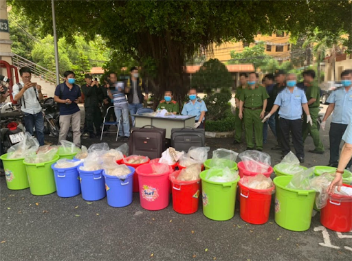 Hơn 500kg ketamine bị Hải quan TP. Hồ Chí Minh và C04 phối hợp bắt giữ . Nguồn: Internet.