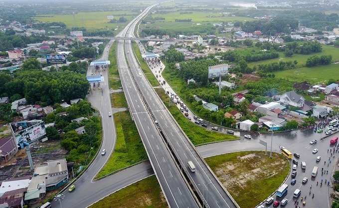 Dự án đường cao tốc Bắc - Nam. Nguồn: Internet