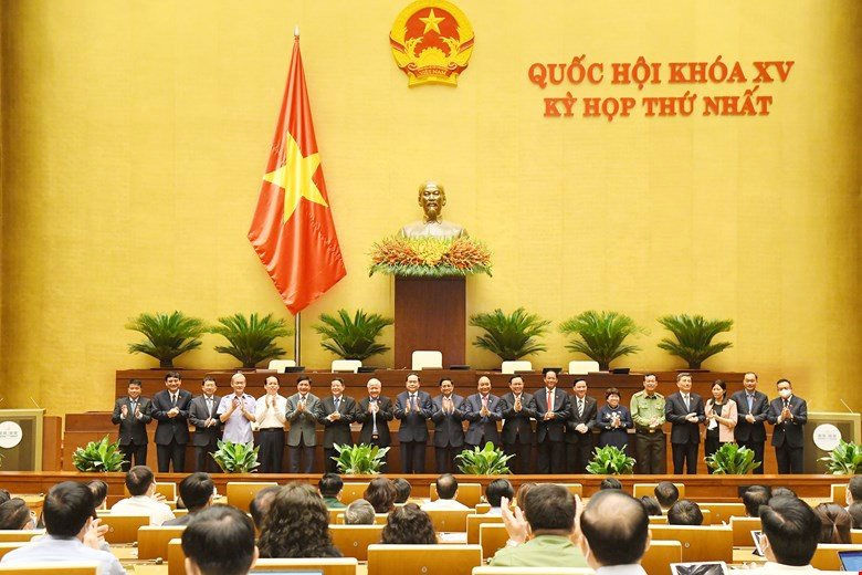 Tổng Thư ký Quốc hội, Chủ tịch Hội đồng Dân tộc, Chủ nhiệm Ủy ban của Quốc hội, Tổng Kiểm toán nhà nước ra mắt.