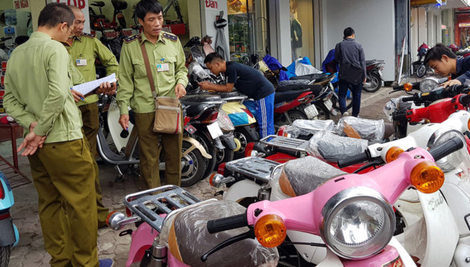 Thị trường xuất hiện nhiều mẫu nhái kiểu dáng của những hãng nổi tiếng như Honda, Yamaha, Suzuki, Piaggio… Nguồn: Internet.