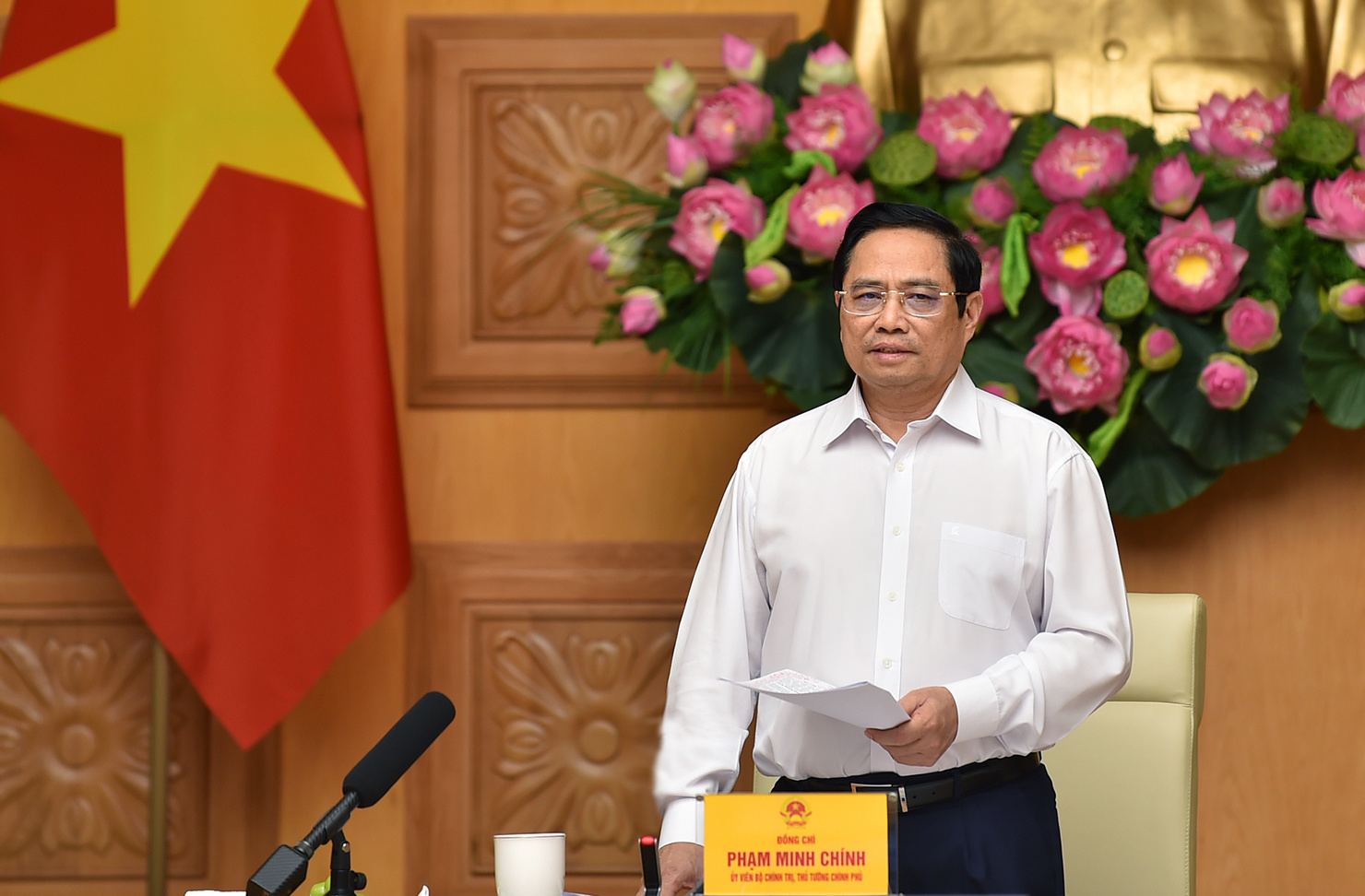 Thủ tướng Phạm Minh Chính khẳng định, Chính phủ Việt Nam luôn sẵn sàng tạo điều kiện và đồng hành để các doanh nghiệp EU đầu tư, kinh doanh thuận lợi tại Việt Nam. Nguồn: chinhphu.vn