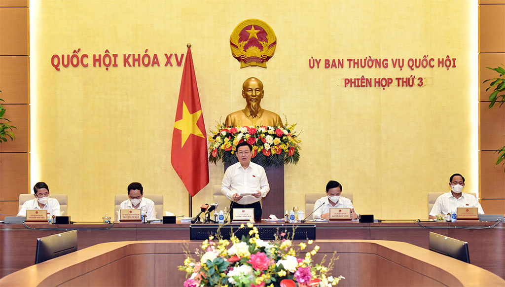 Chủ tịch Quốc hội Vương Đình Huệ phát biểu bế mạc Phiên họp